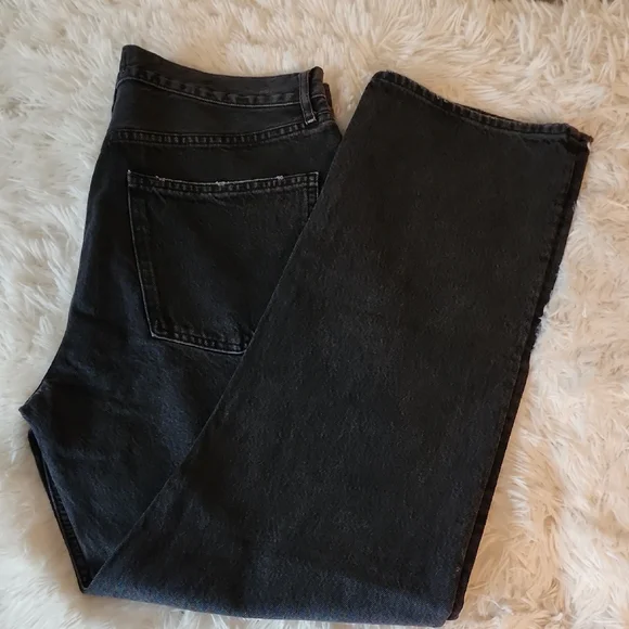 Agolde Los Angeles Black Denim Jeans - Picture 1 of 14